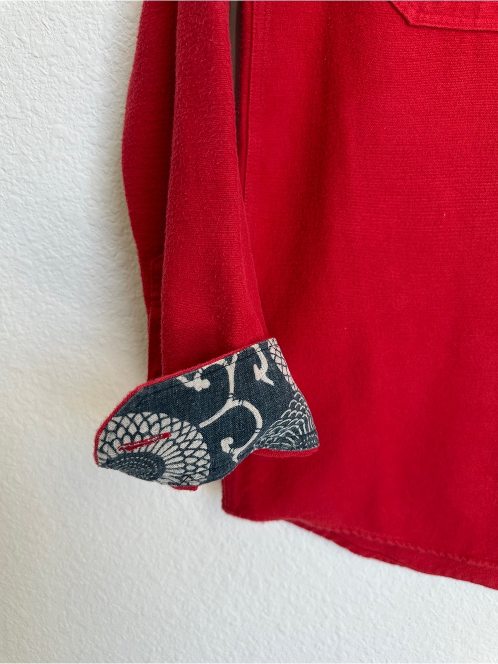 VISVIM Black Elk Flannel‎ Shirt Red size 1 US small Japanese streetwear - Picture 6 of 13